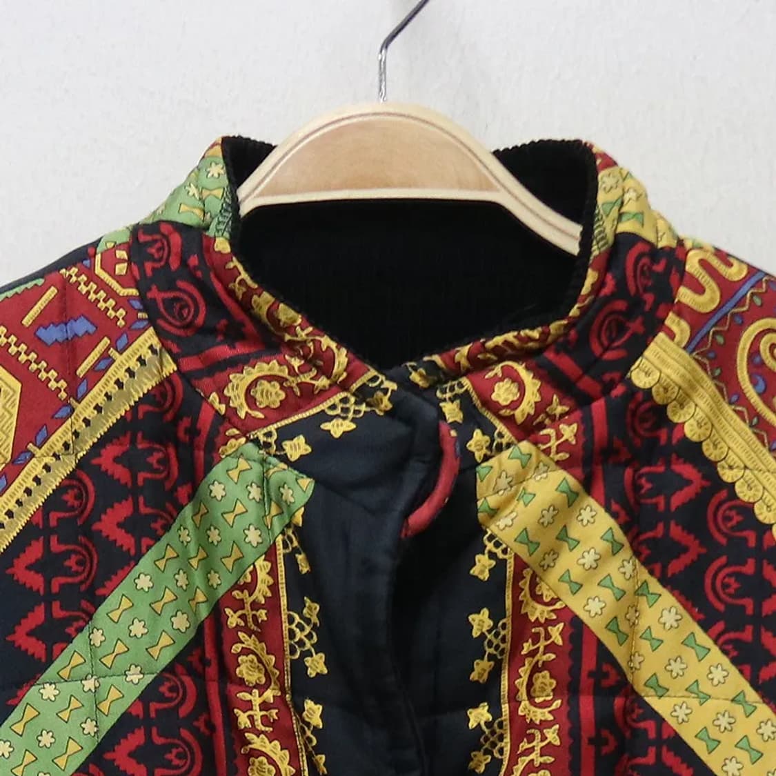 80-90'S 에르메스 오리엔탈 패턴 실크 혼방 자켓 60140 상품이미지4
