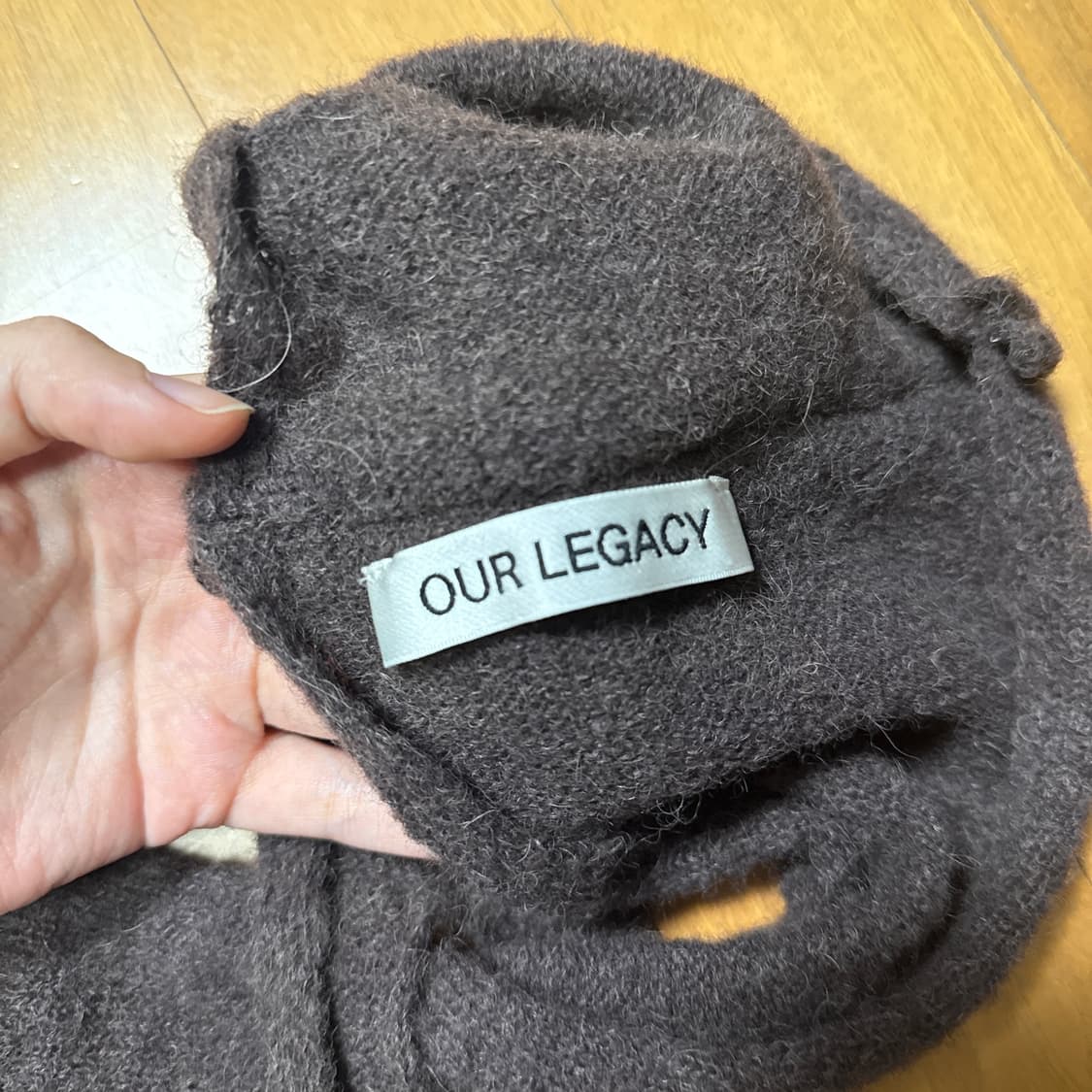 아워레가시 미니어처 스카프 브라운 상품이미지2