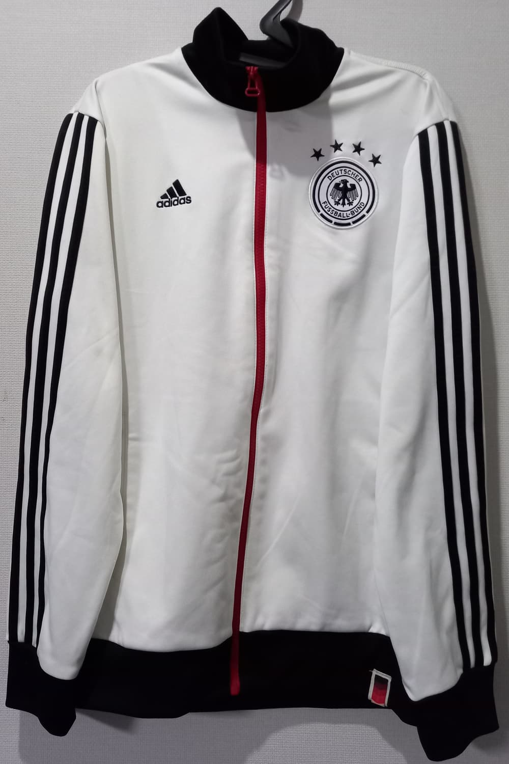 아디다스 독일 흰검 화이트 트랙탑 저지 져지집업 95 상품이미지1