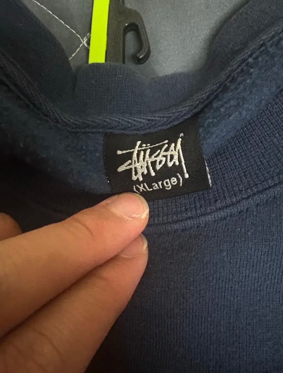 스투시 90s 가죽패치로고 맨투맨 상품이미지2