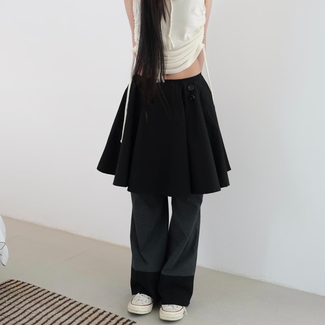 cotton flare skirt 상품이미지1