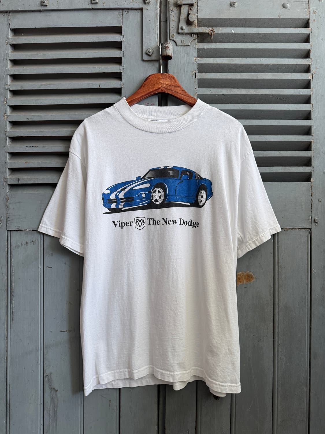 [L]90's USA 빈티지 The New Dodge 프린팅 티셔츠 상품이미지2