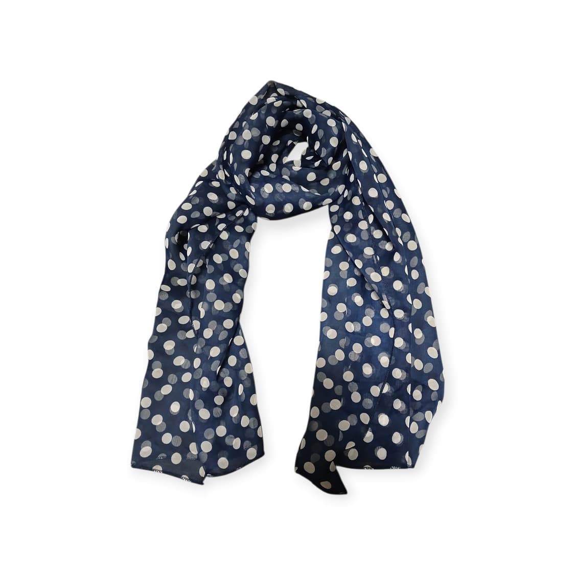 모리걸 네이비 땡땡이 스카프  상품이미지1