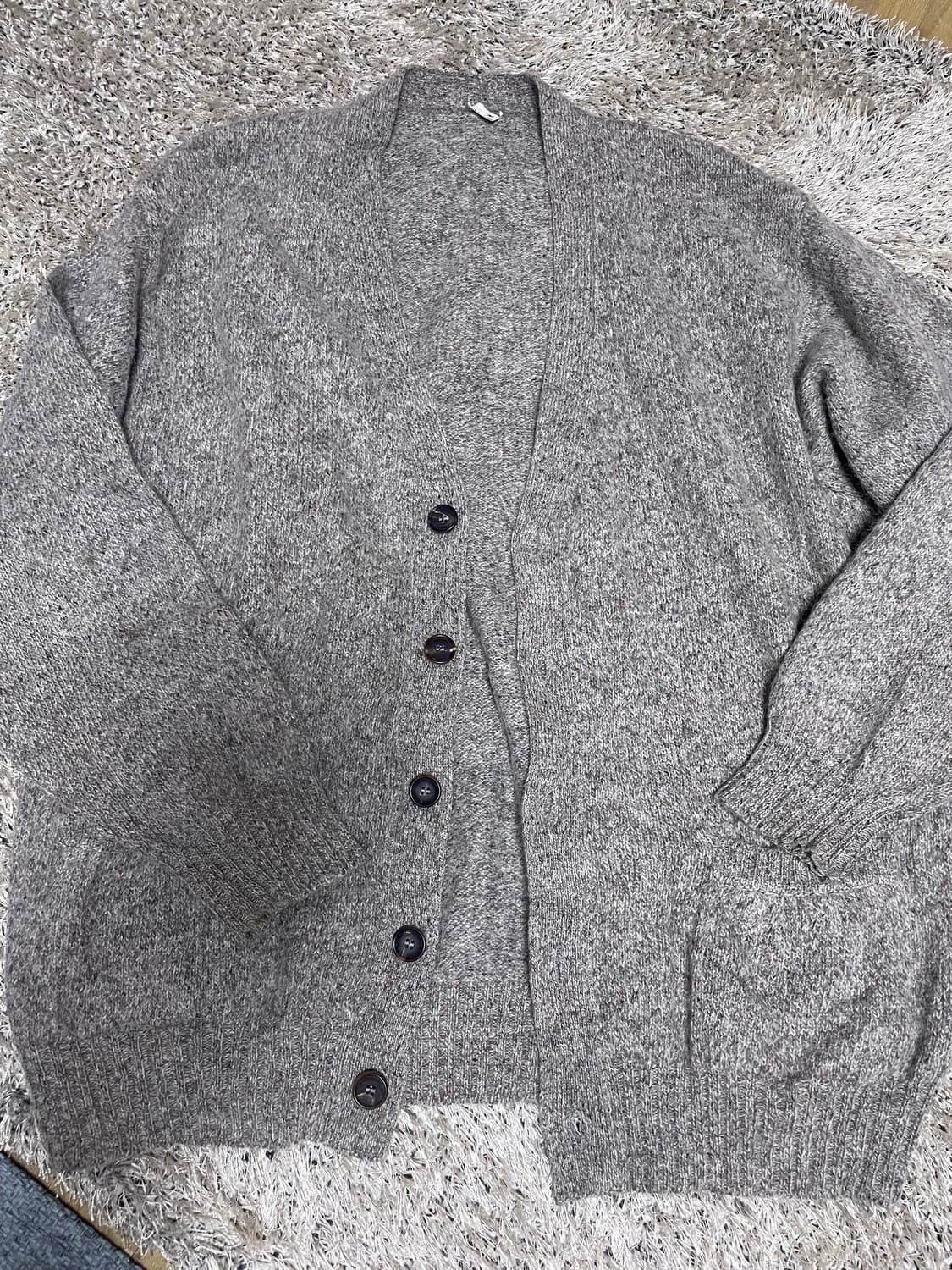 이태리제 알파카 울 가디건 사이즈 105~110 상품이미지1