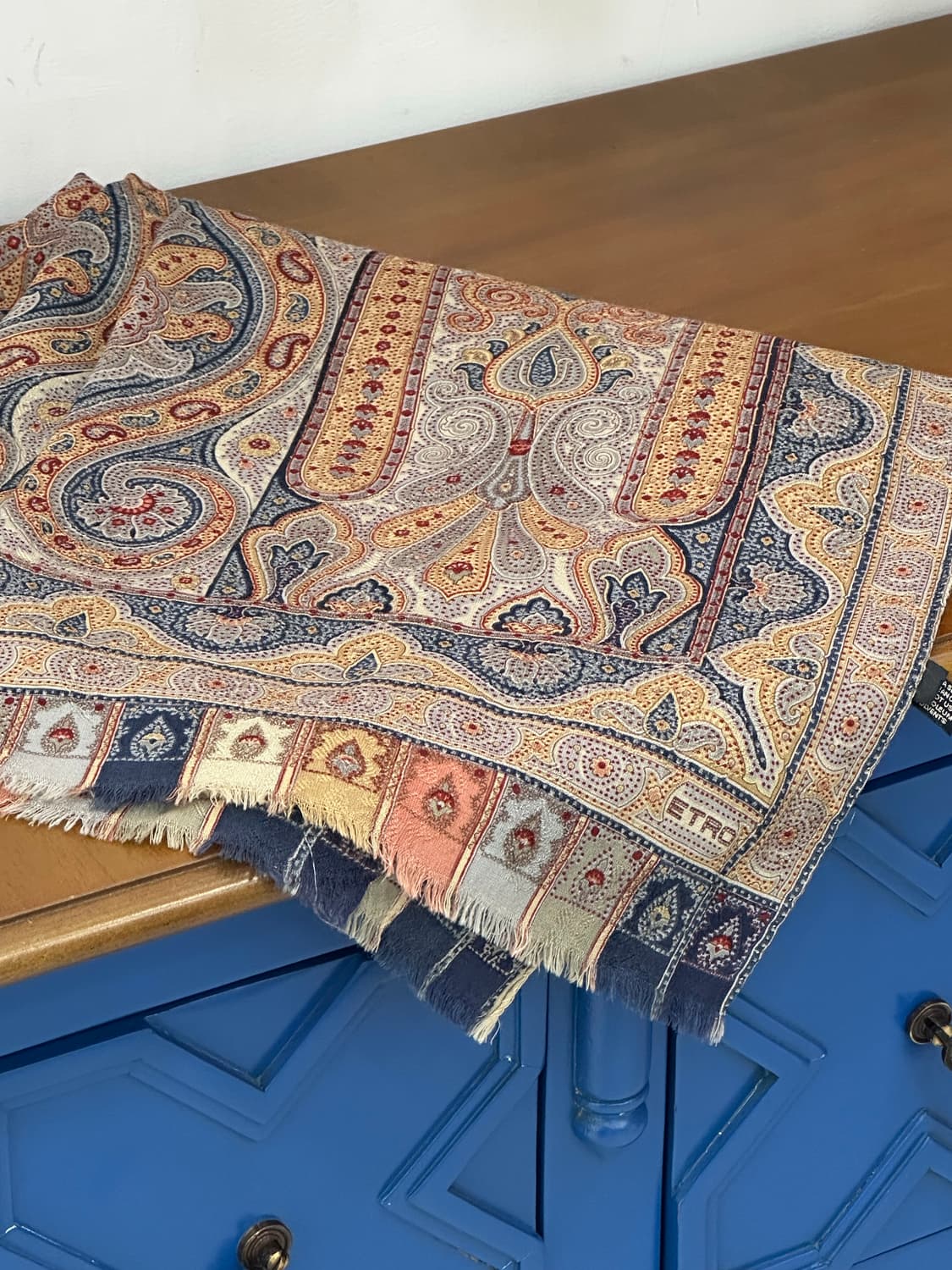 에트로 실크 울 머플러 숄 상품이미지1