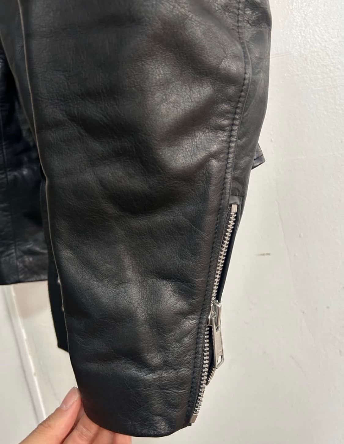 산드로옴므 라이더 가죽자켓 상품이미지2