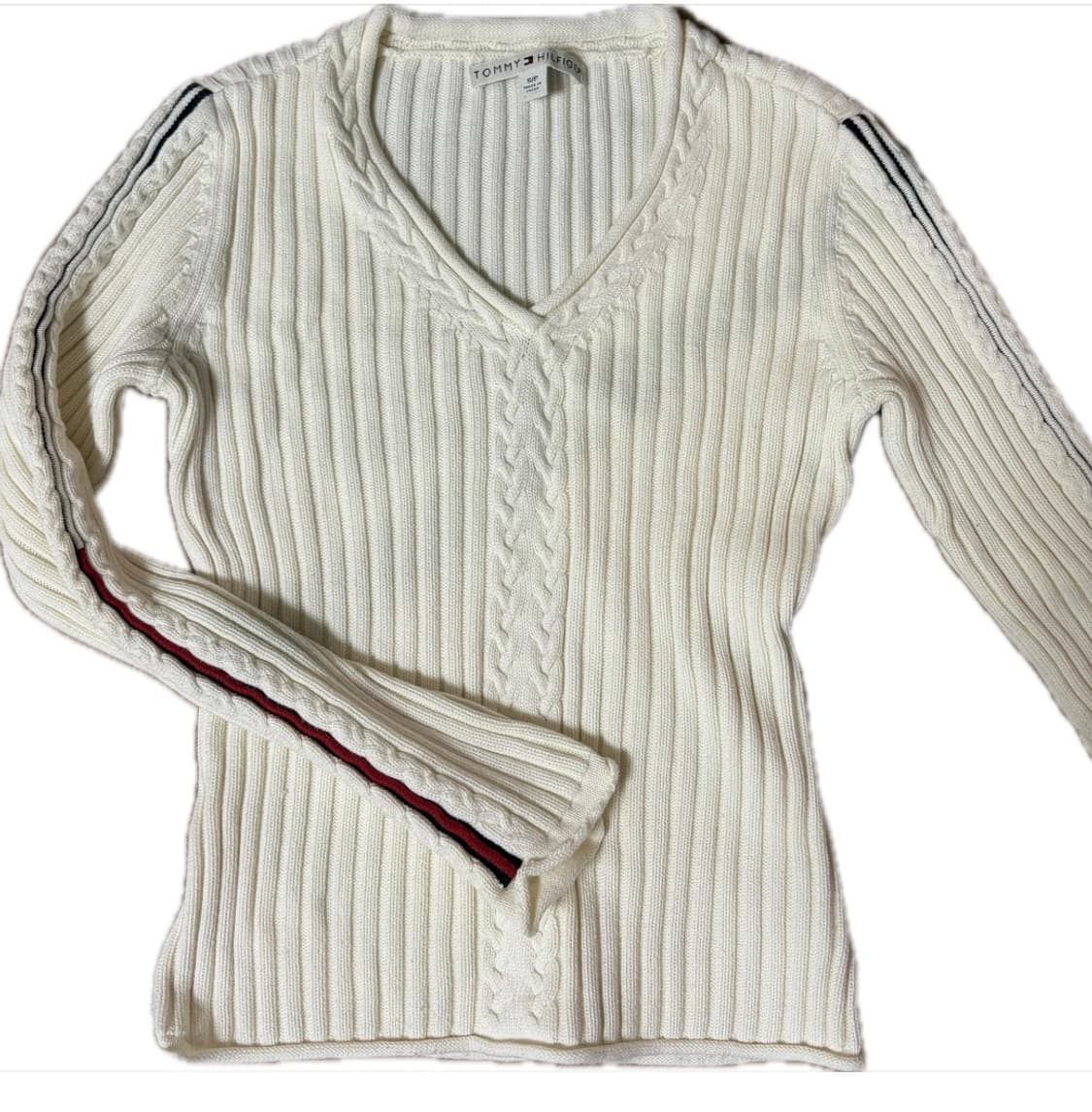 타미힐피거 브이넥 니트 상품이미지1