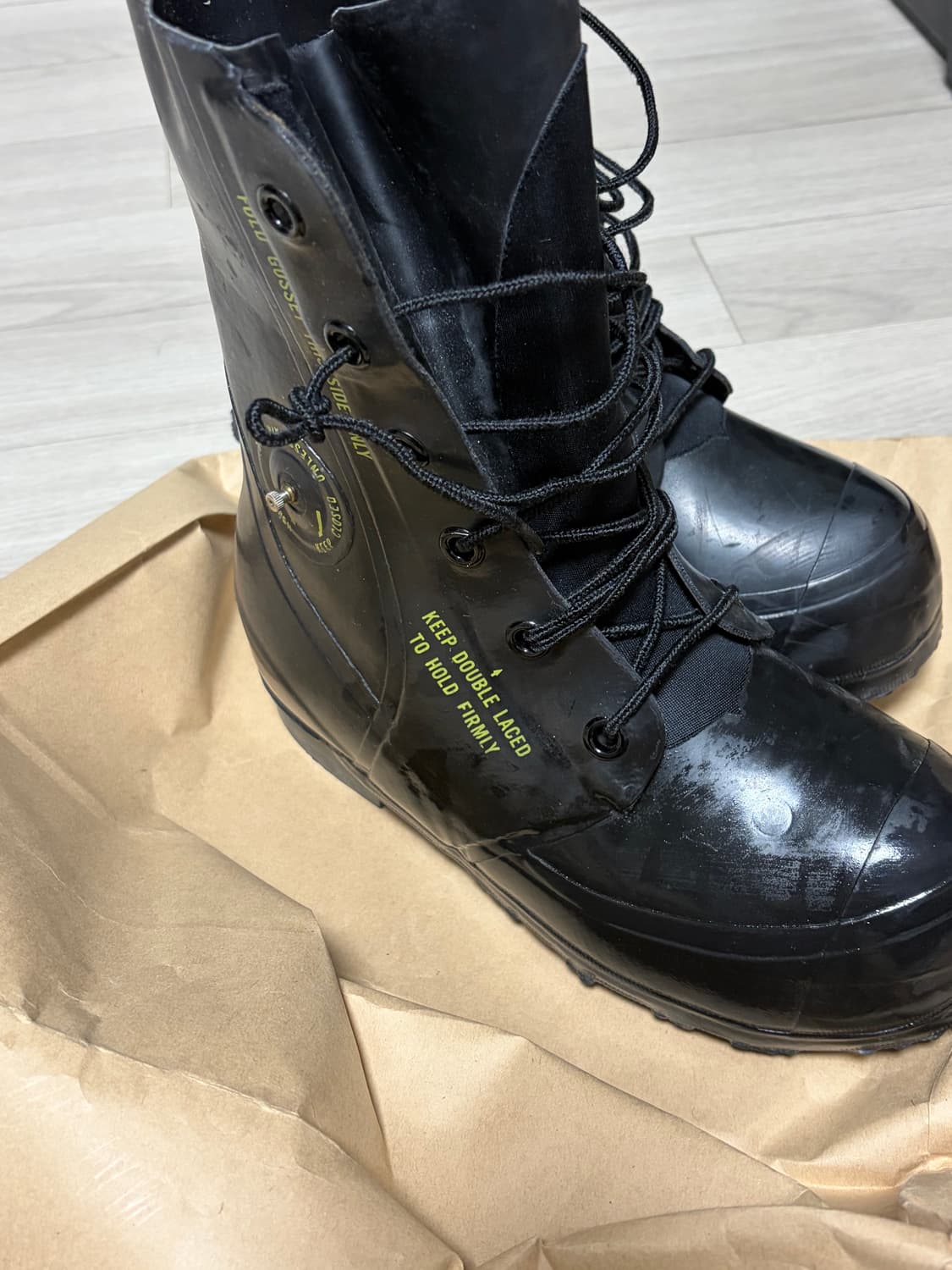 버니부츠 블랙 (미키마우스 부츠) US9R 2-84 (255-260) 상품이미지4