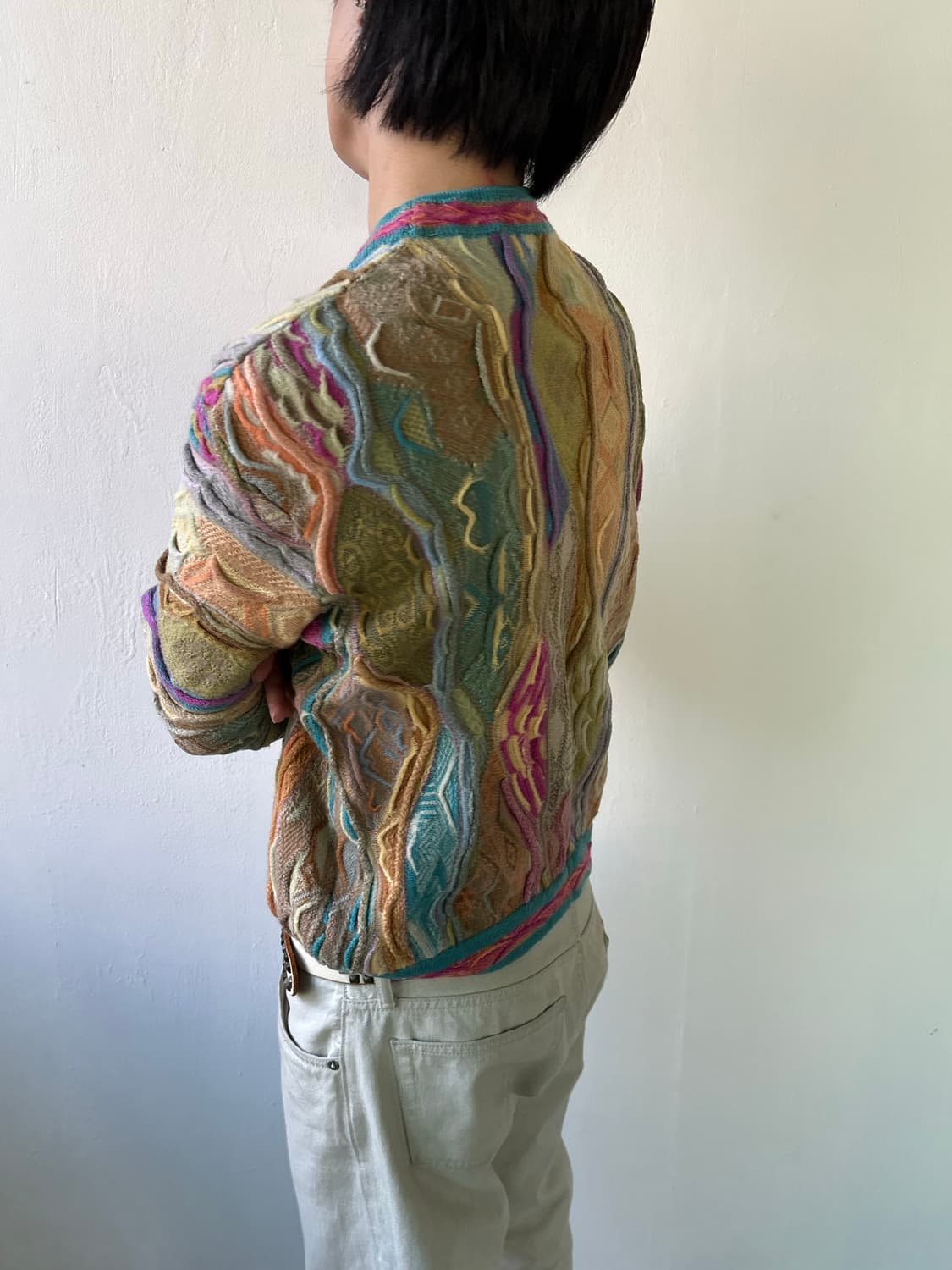 림노스 멀티 컬러 케이블 스웨터 상품이미지9