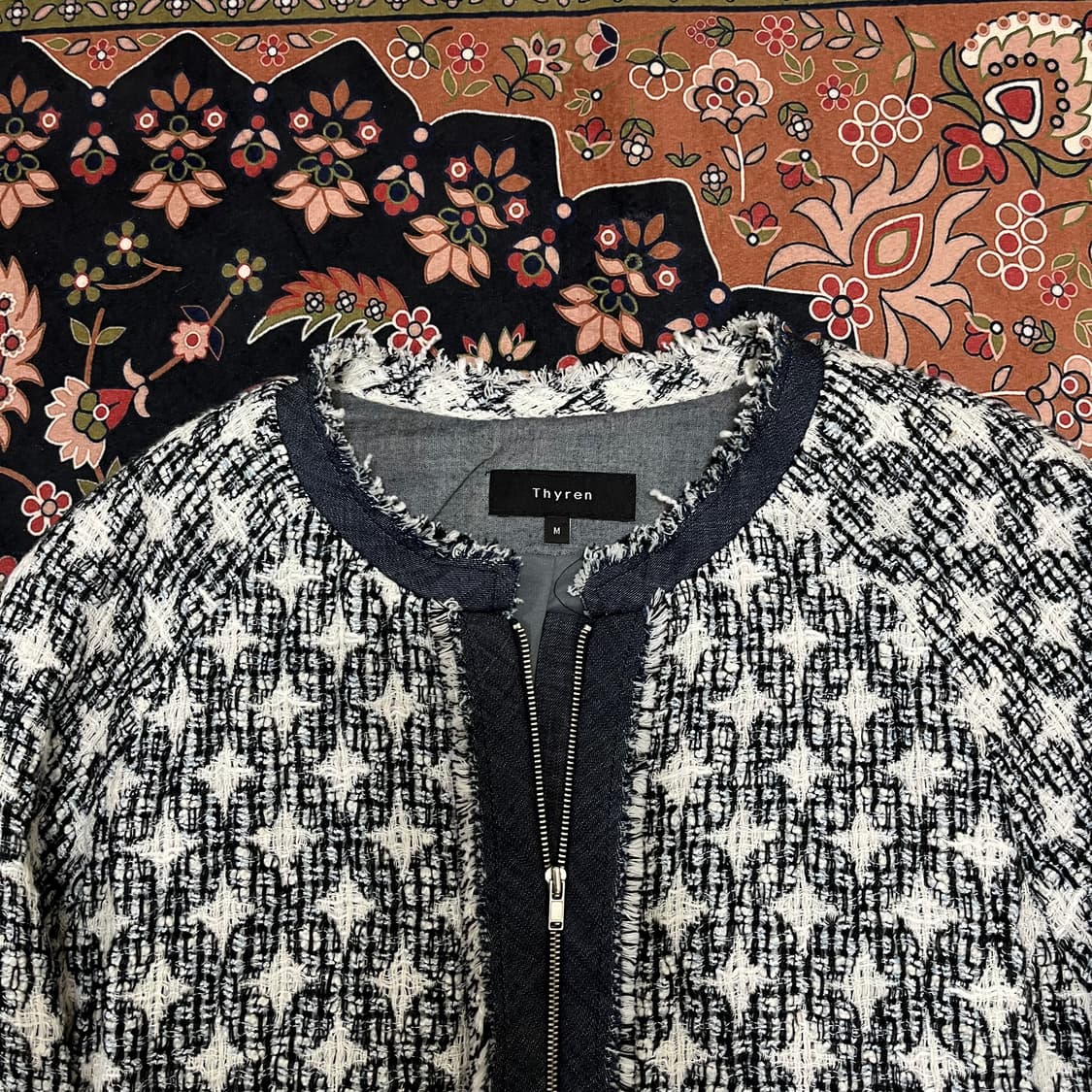 티렌 하운드투스 트위드 집업 가디건 자켓 88-98-165 상품이미지2