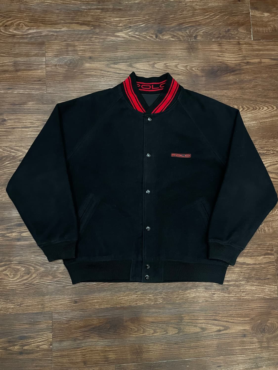 90s 폴로 랄프로렌 리버시블 플리스 바시티 자켓 상품이미지3