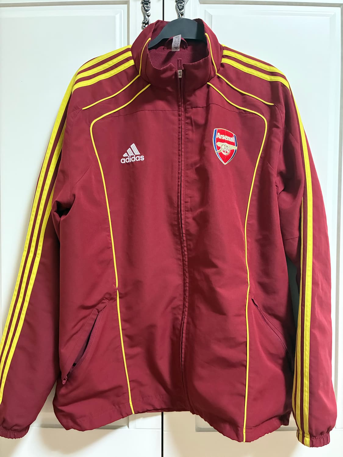 아디다스 아스날 바람막이 버건디 상품이미지1