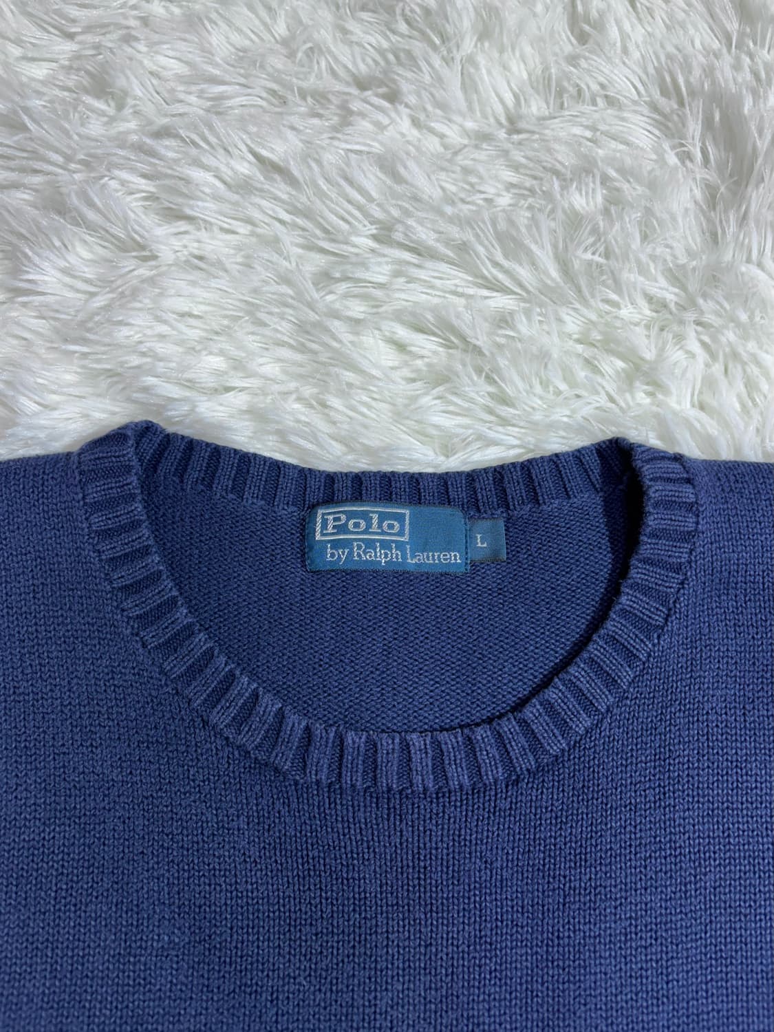 폴로 랄프로렌 네이비 포니 라운드 니트  상품이미지7