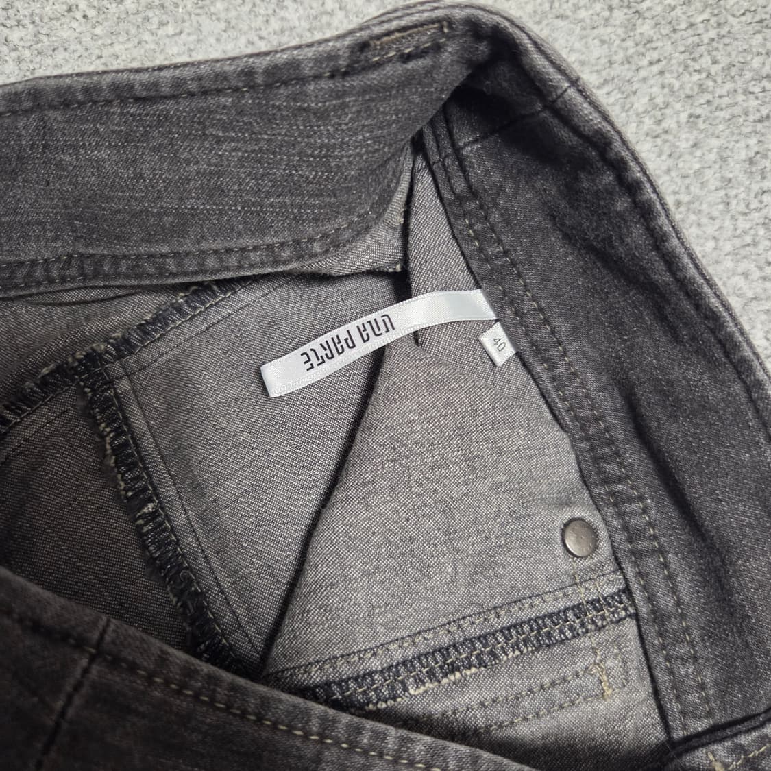 Una Parte 재팬 웨스턴 플레어 데님팬츠 27-28 상품이미지4