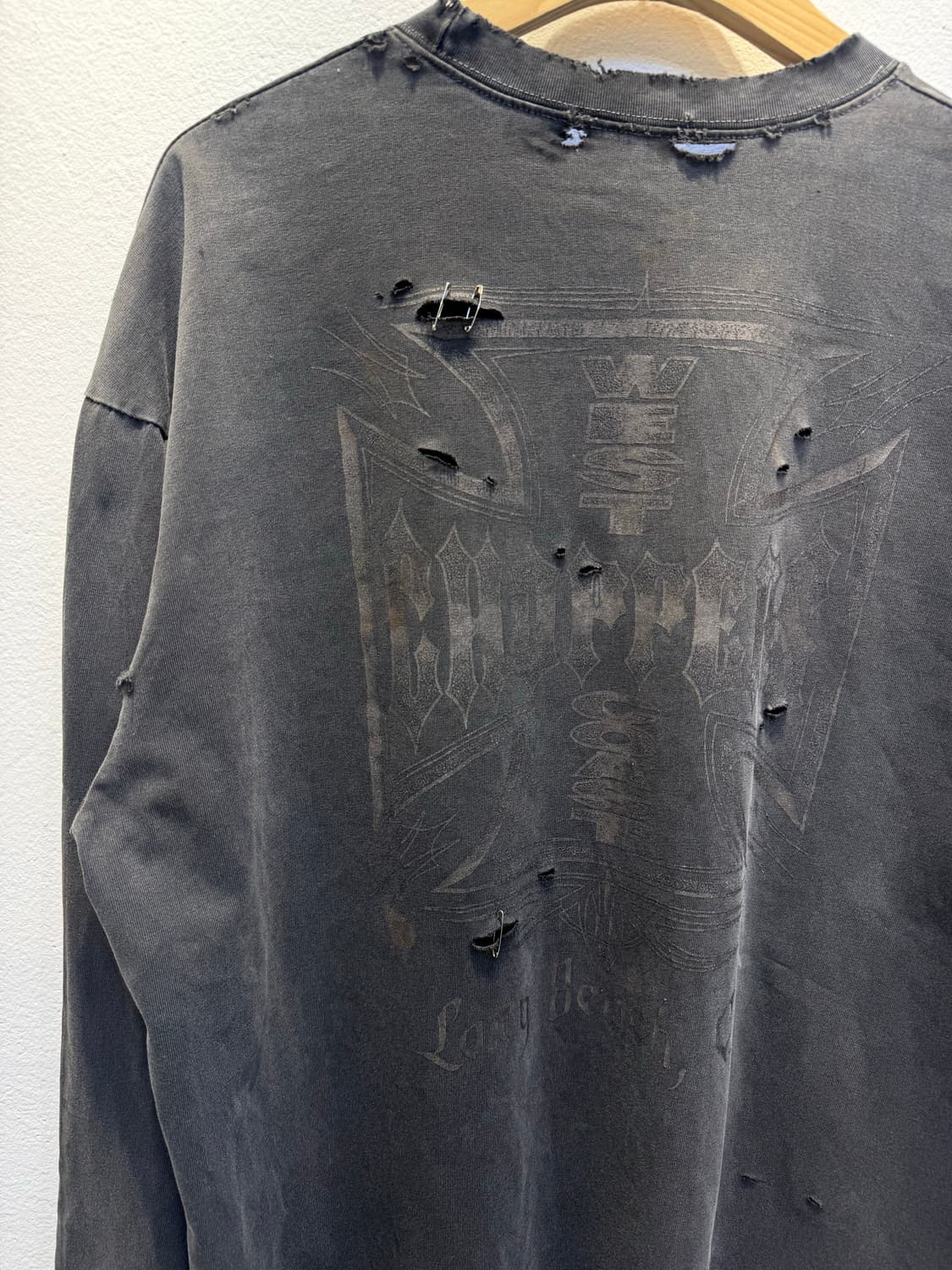 빈티지 웨스트 피그먼트 긴팔 상품이미지7