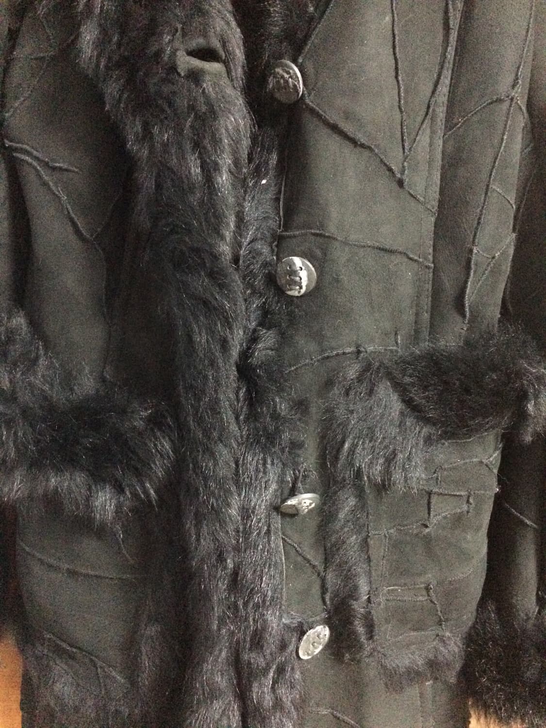 펑크 오리엔탈 블랙 퍼 무스탕 자켓 상품이미지4