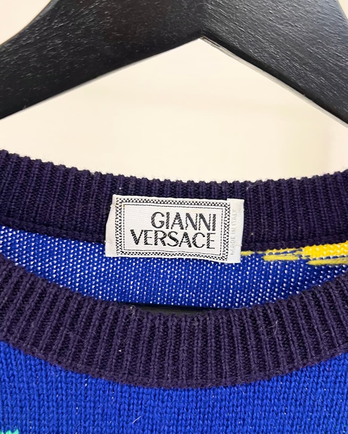 베르사체 피투라 아트 멀티컬러 울 스웨터 상품이미지6