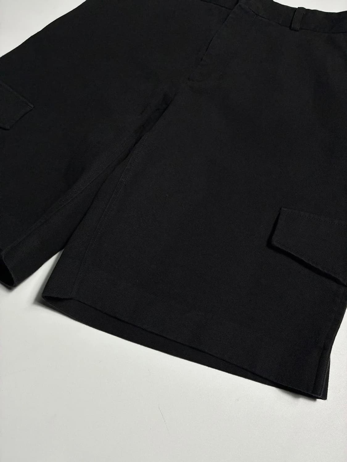 렉토 RECTO 22FW 블랙 보트 코튼 반바지 R2201 상품이미지4