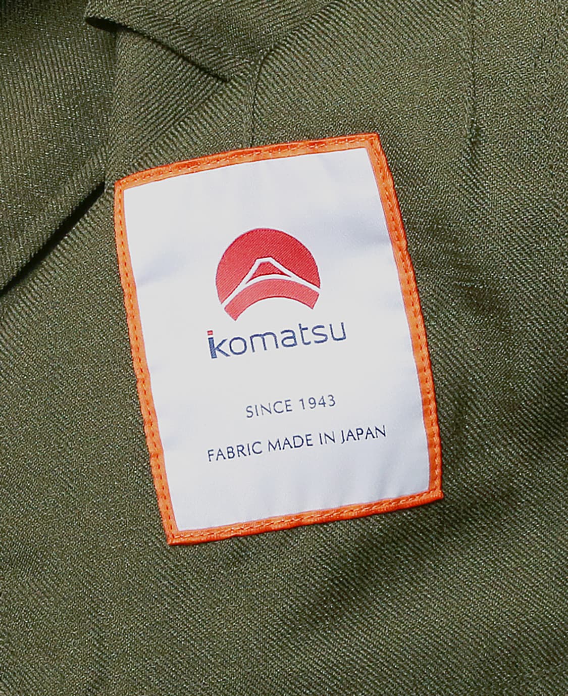 빔즈 플러스 [Beams +] 카키 코마츠 원단 사파리 벨티드 자켓 상품이미지9