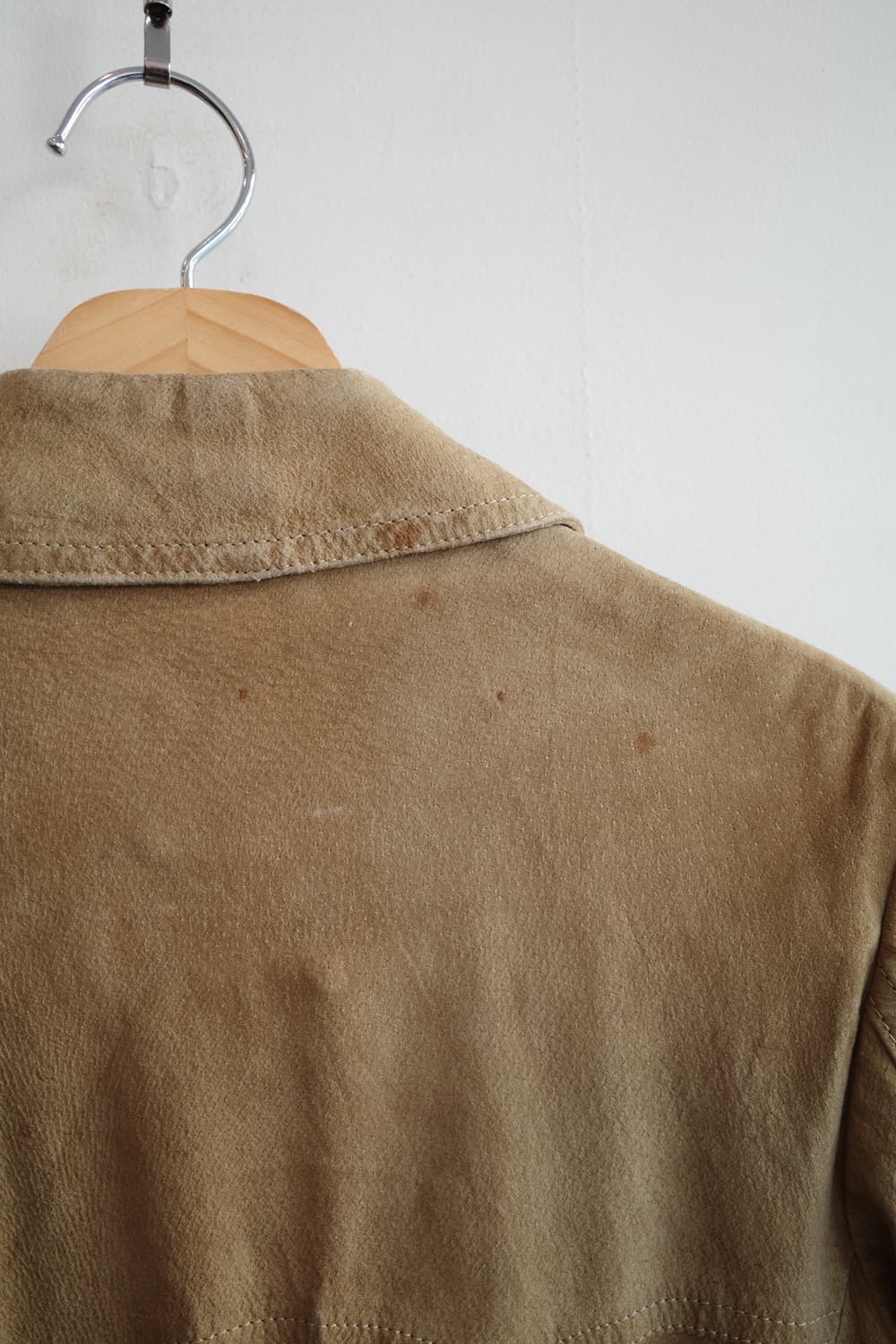 VAN JAC 반자켓 리얼레더 트렌치 코트  상품이미지9