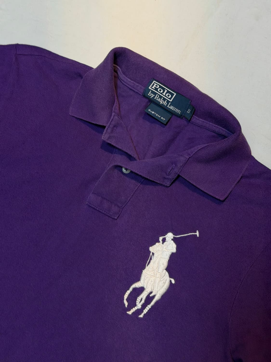 폴로 랄프로렌 빅포니 치프키프 카라티 퍼플 화이트 상품이미지2