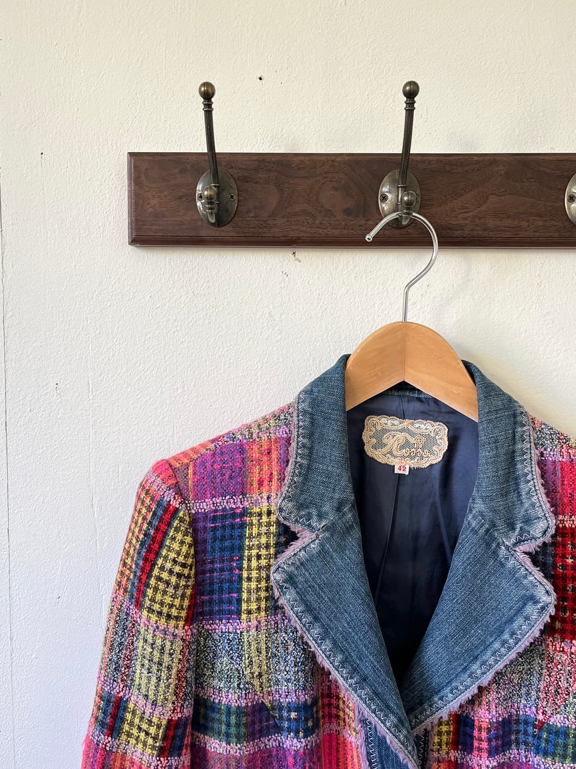 Rossa 트위드 패치워크 자켓 상품이미지2