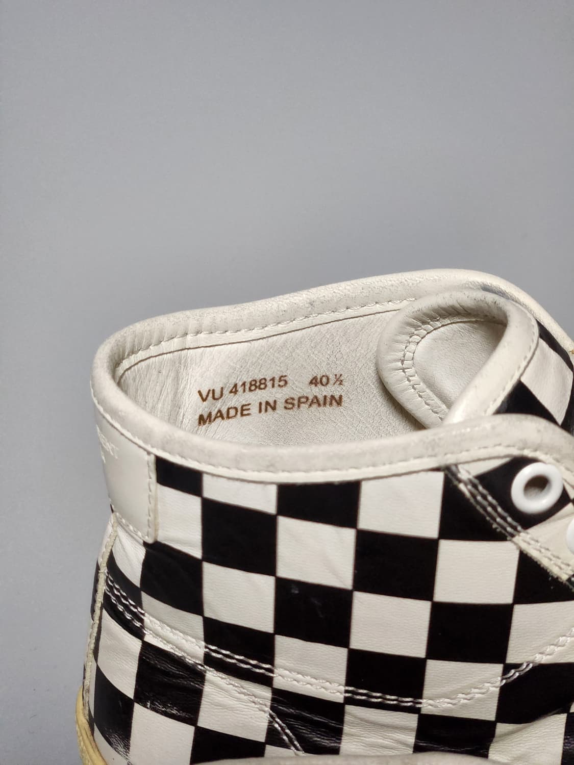 생로랑 16s/s 체커보드 스니커즈 40.5 상품이미지5