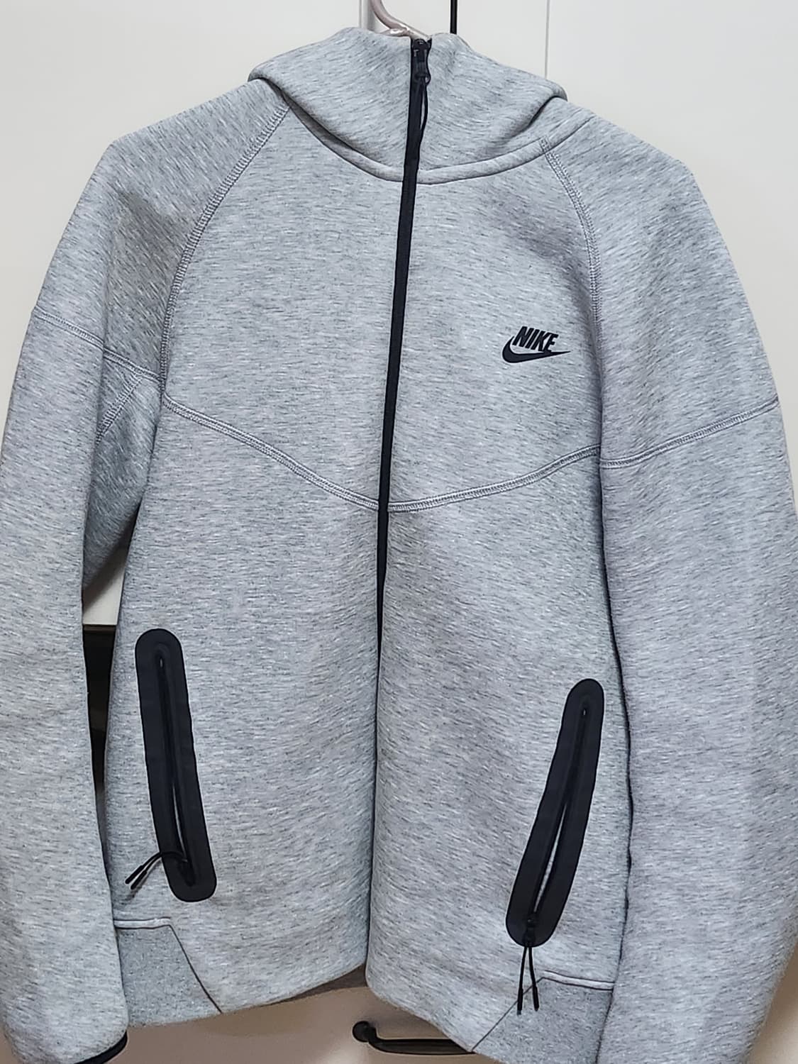 나이키 NSW 테크 플리스 윈드러너 풀 집 후드 다크 그레이 상품이미지2