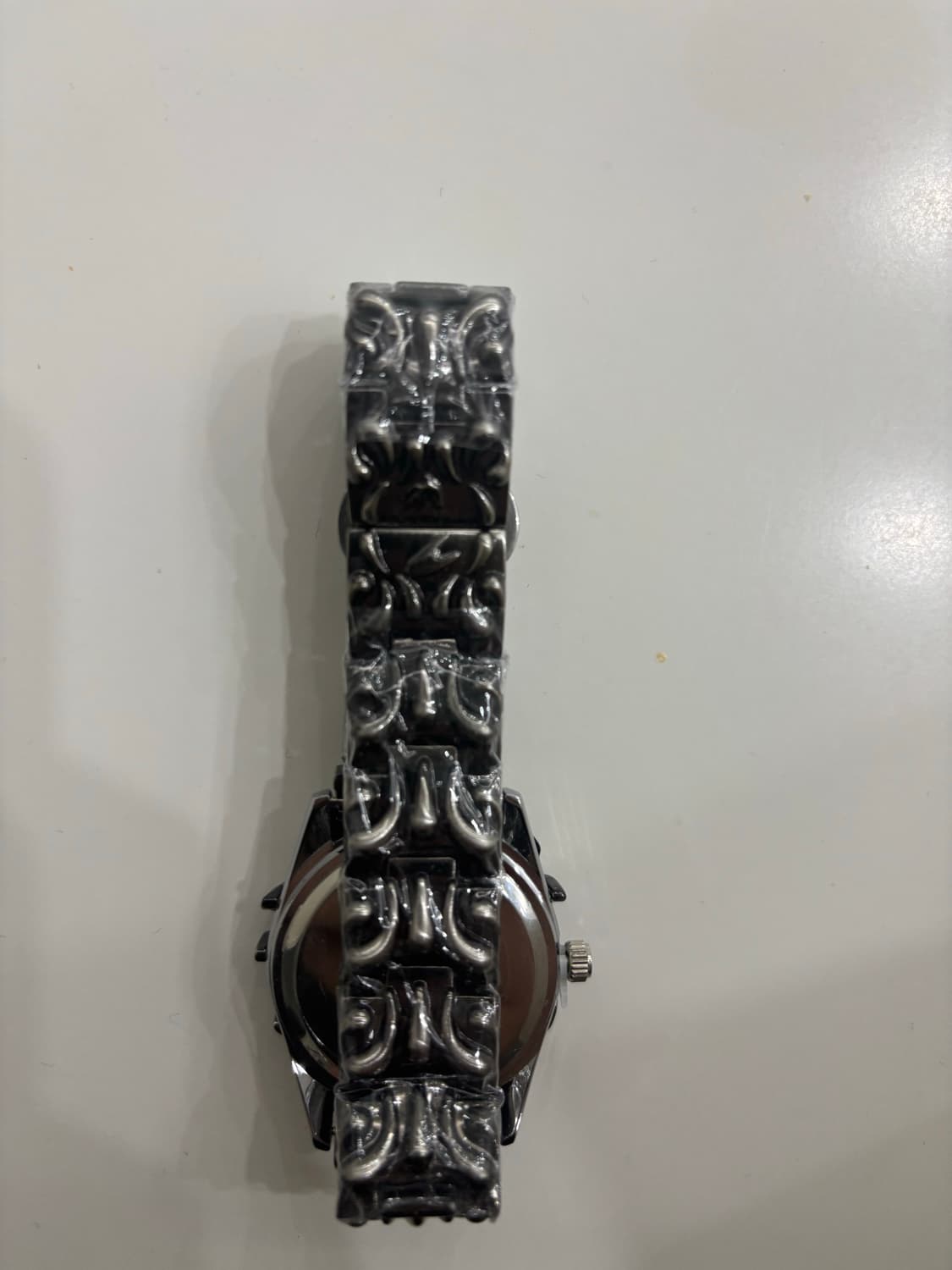 블랙 메탈 아트워크 시계-스트릿 크롬(오늘만 이 가격🚨) 상품이미지4