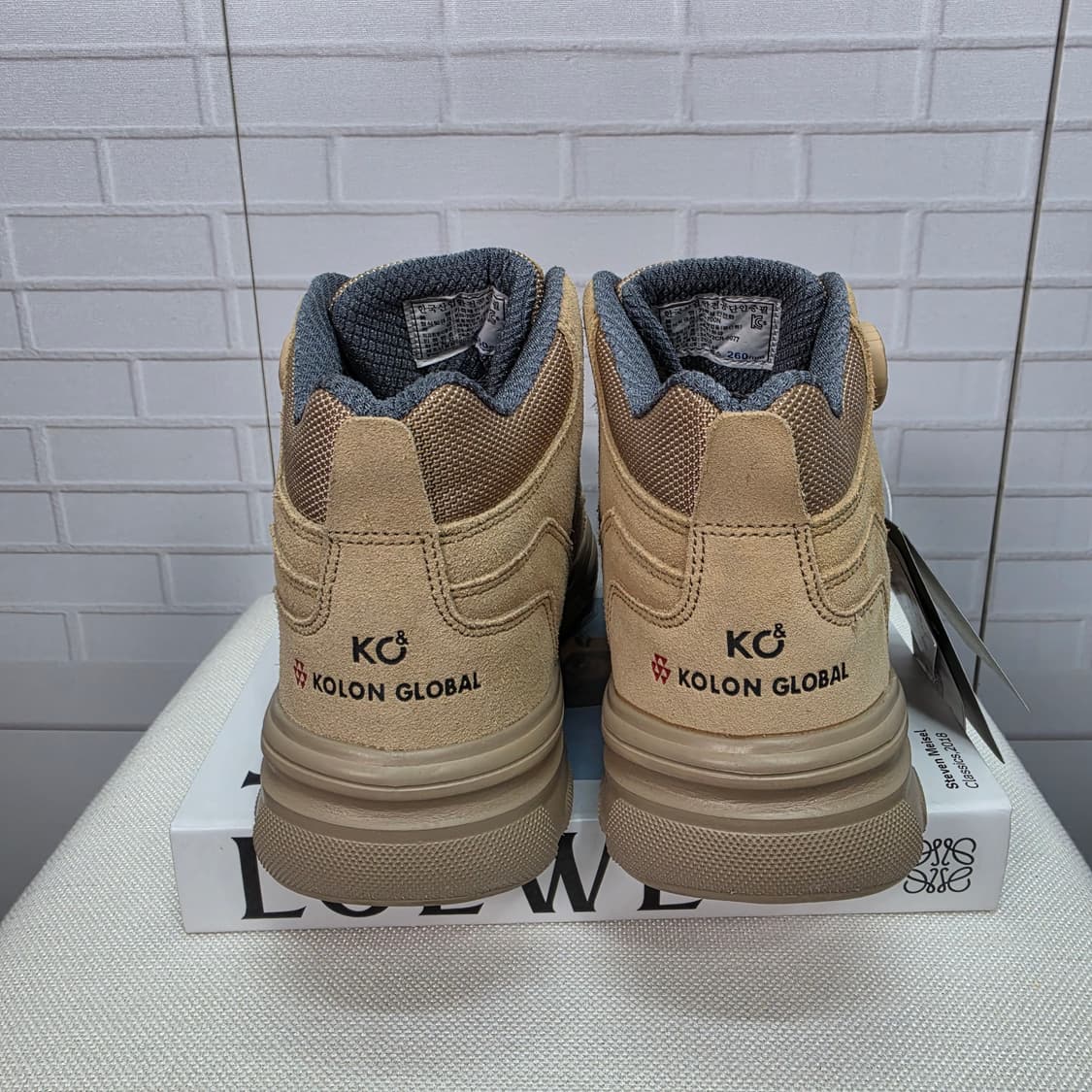 코오롱글로벌 KG700 다이얼락 안전화 작업화 걸설화 260사이즈 미착용 상품이미지4