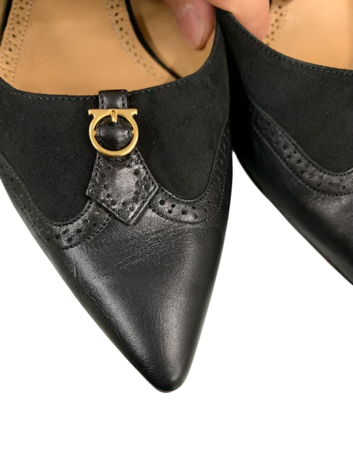 살바토레 페레가모 네이사 펌프스 블랙 6.5(245) (Gr-3164) 상품이미지7