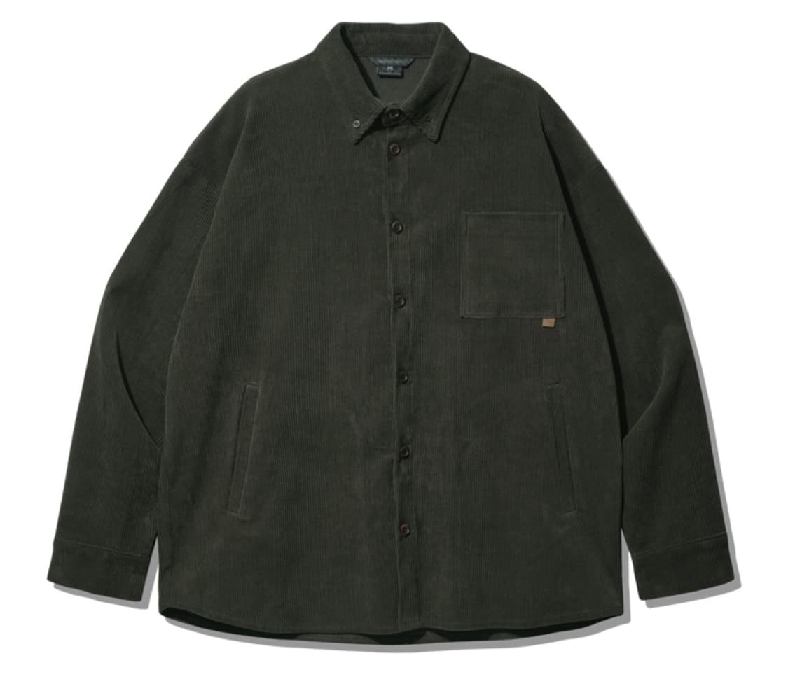 <새것> [L] 더블유브이프로젝트 코듀로이 카키브라운 셔츠 상품이미지1