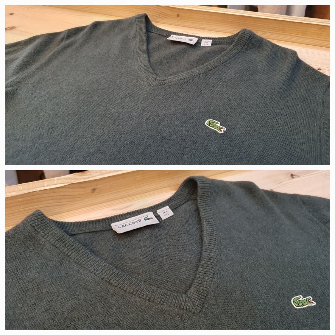 77.라코스테 브이넥니트 상품이미지3