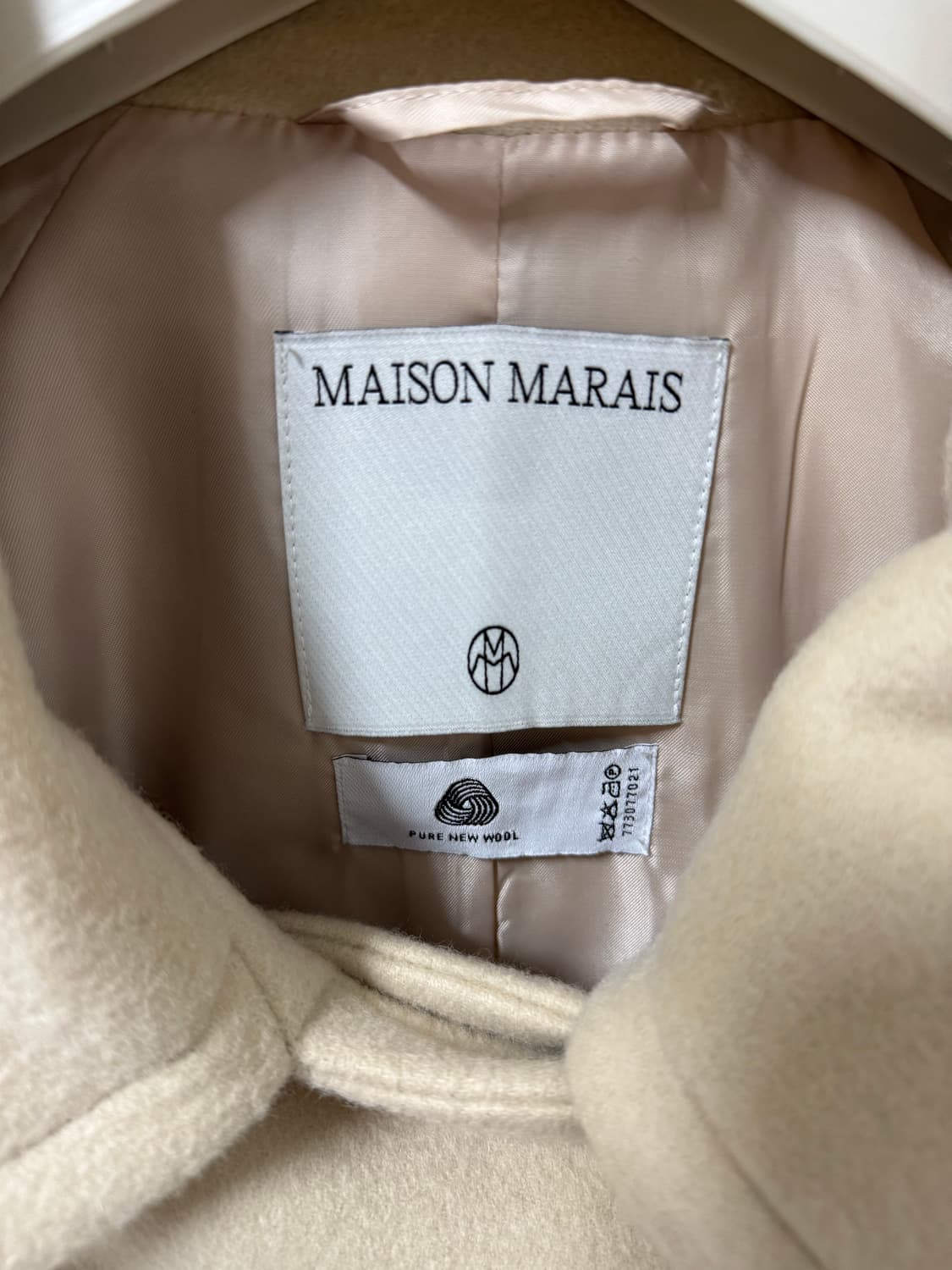 메종마레 핸드메이드 피코트 크림 34 상품이미지6