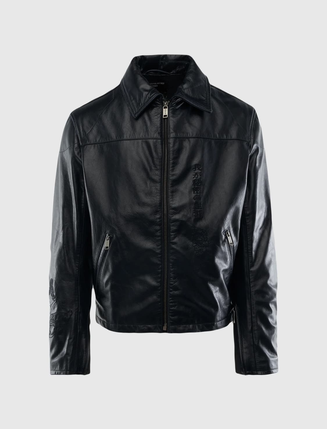 [XL구매]erd 더 불리 레더 자켓 블랙, 레드 상품이미지1