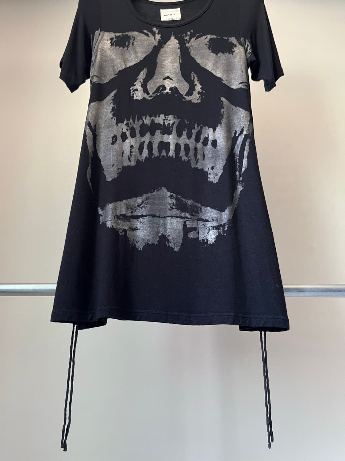 HN+DIE Lamé Coated Rayon Drape Cutsew 상품이미지5