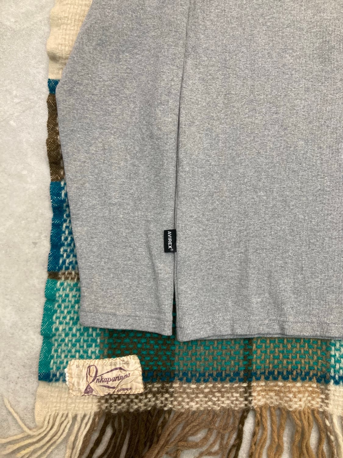 AVIREX 아비렉스 롱슬리브 티셔츠 골지 긴팔 상품이미지5