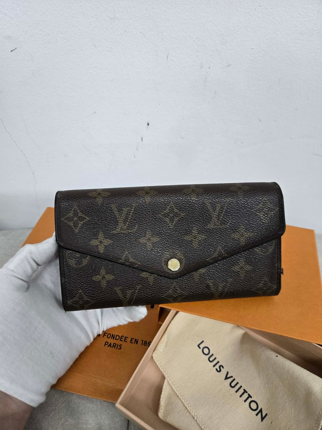 [보증서 정품] 루이비통 사라 장지갑 상품이미지5