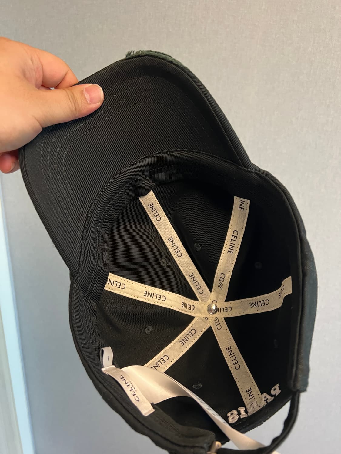 셀린느 블랙 볼캡 모자(L사이즈) 상품이미지2