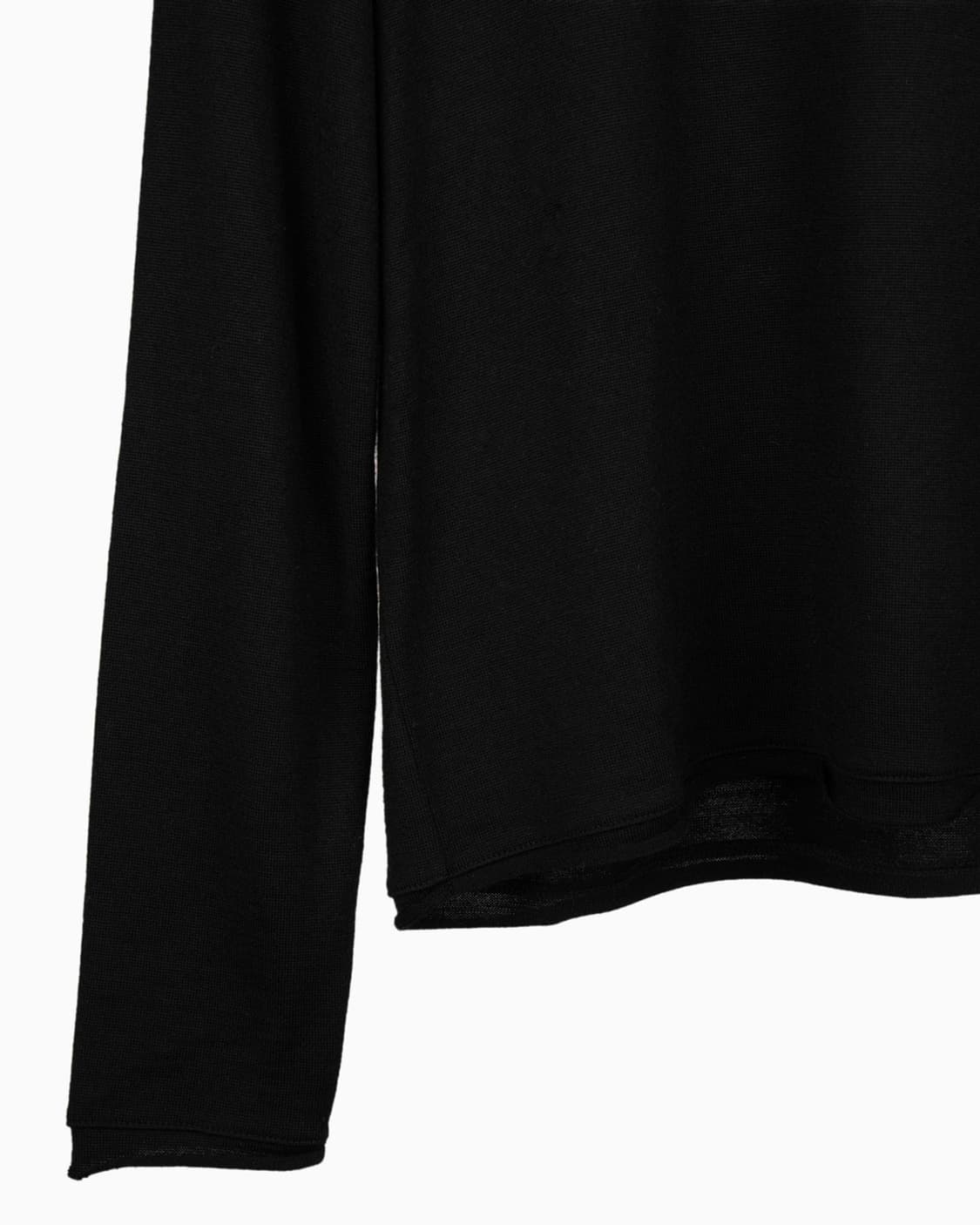 aieul Knit Long Sleeve Black 아이엘 상품이미지2