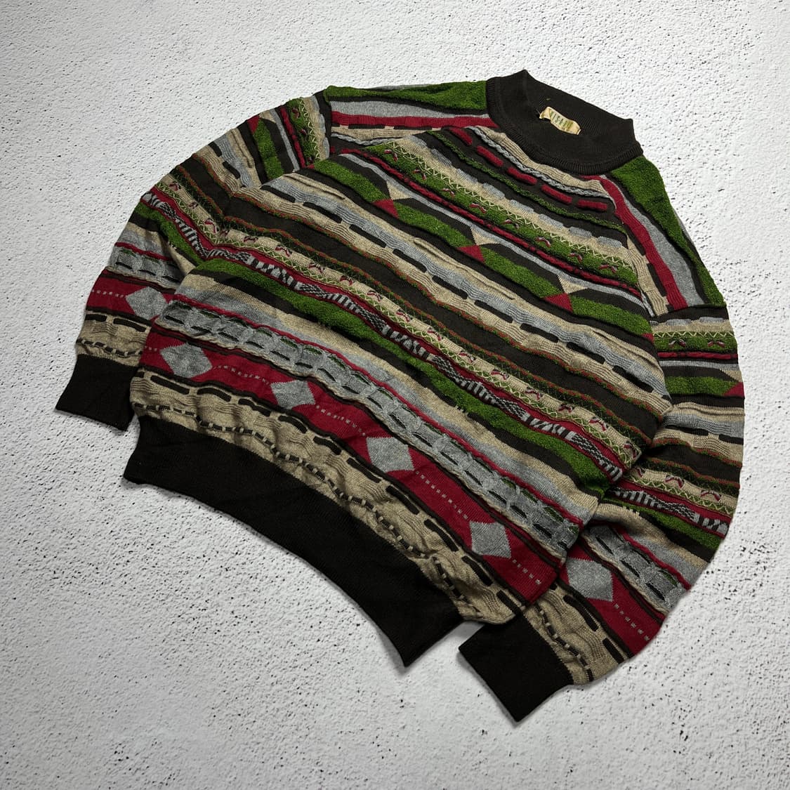 Vintage 90s Vis-A-Vis Knit Sweater 상품이미지1