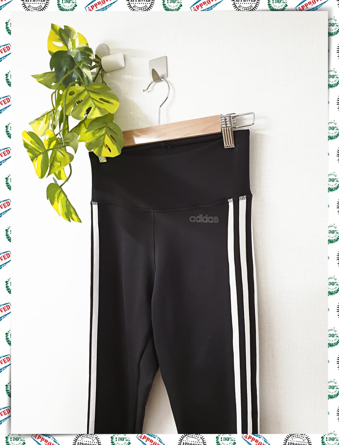 아디다스 클리마라이트 여성러닝 삼선레깅스 XS 블랙 상품이미지7