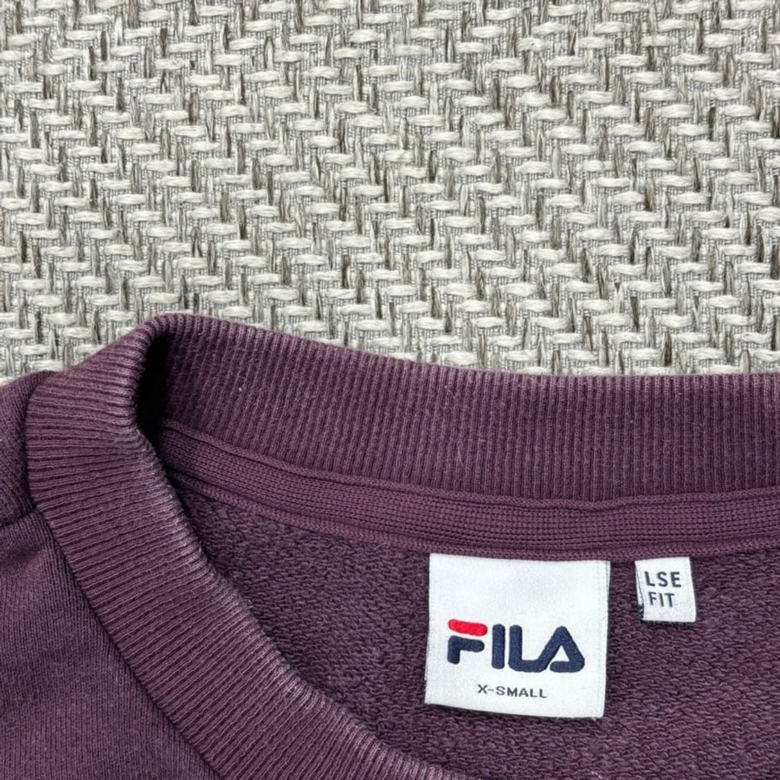 휠라 배색 맨투맨 v0246 상품이미지4