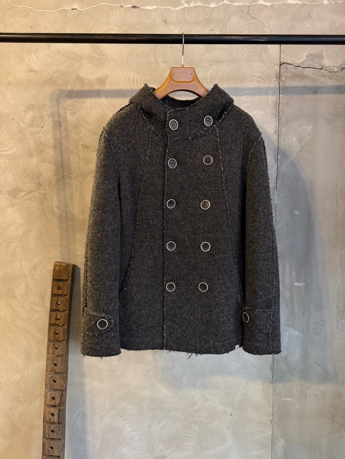 피버 펠트울 후드자켓 남성100 상품이미지3