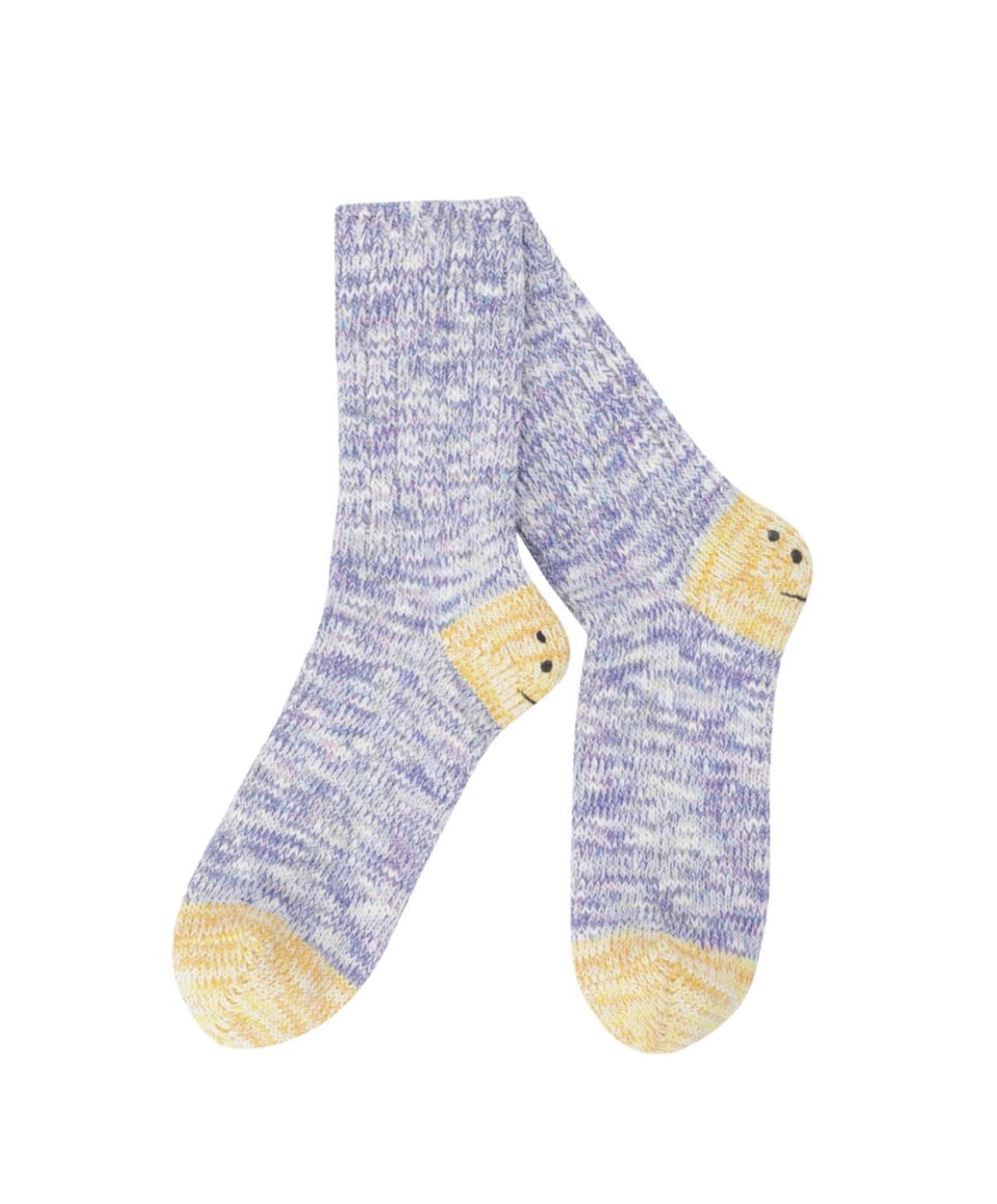 캐피탈 56피스3X1 립레인보위 해피힐 퍼플그레이 양말(새상품) 상품이미지1