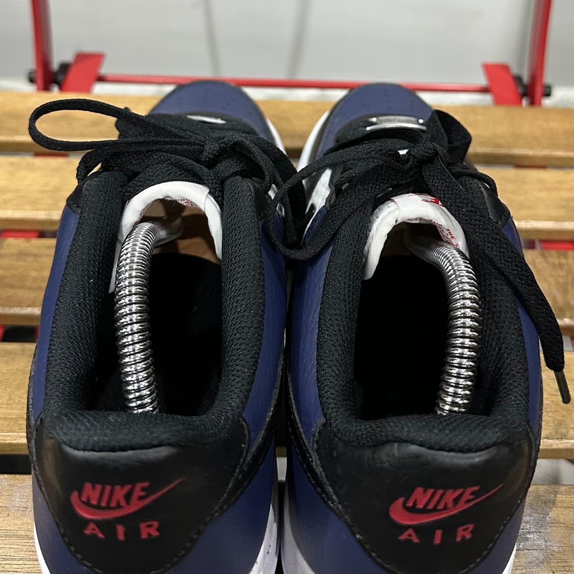 240) 나이키 운동화 여성 여자 에어 포스 1 로우 미드나잇 네이비 상품이미지5