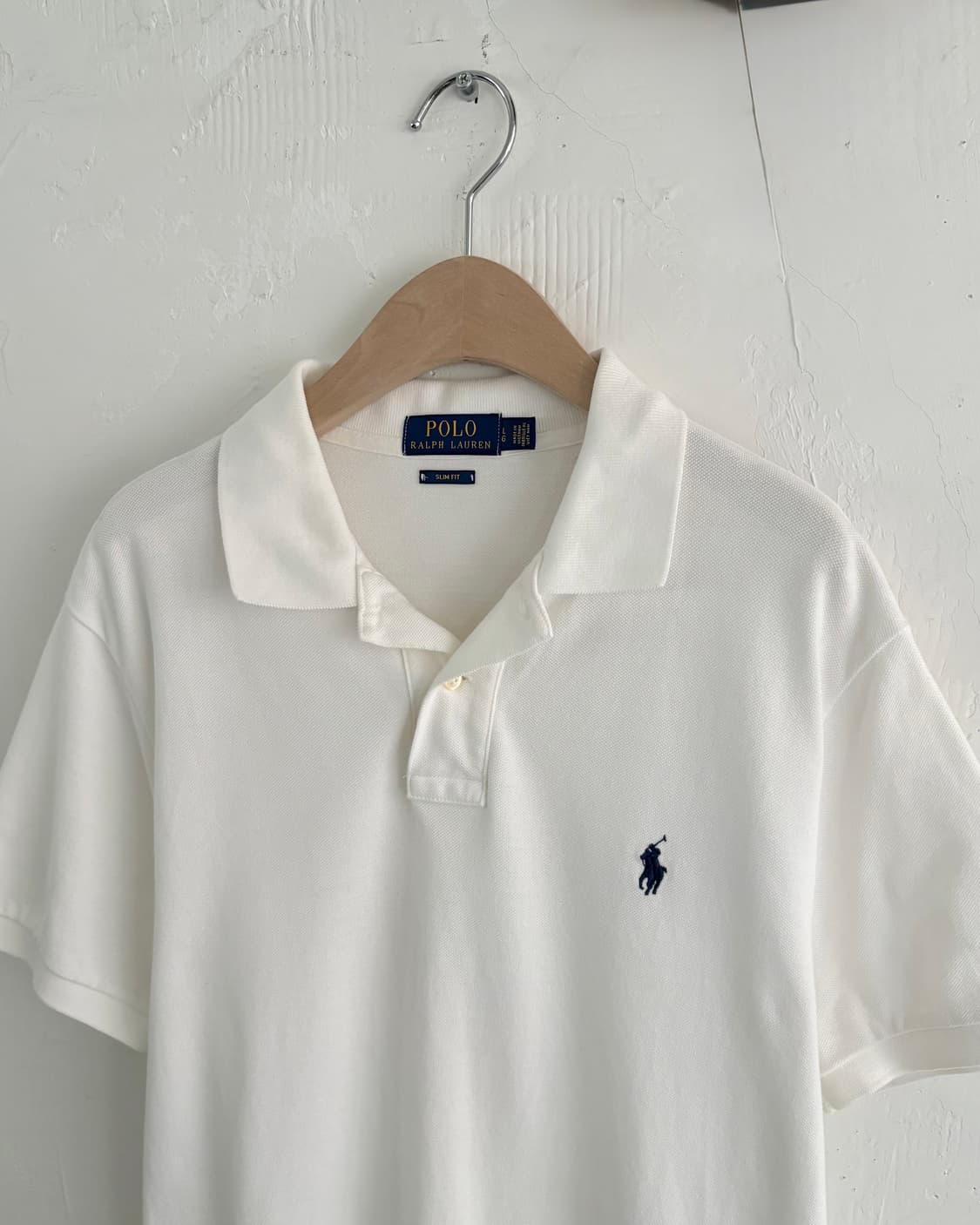 Polo 폴로 랄프로렌 신형 화이트컬러 슬림핏 코튼 PK 카라티셔츠 상품이미지2