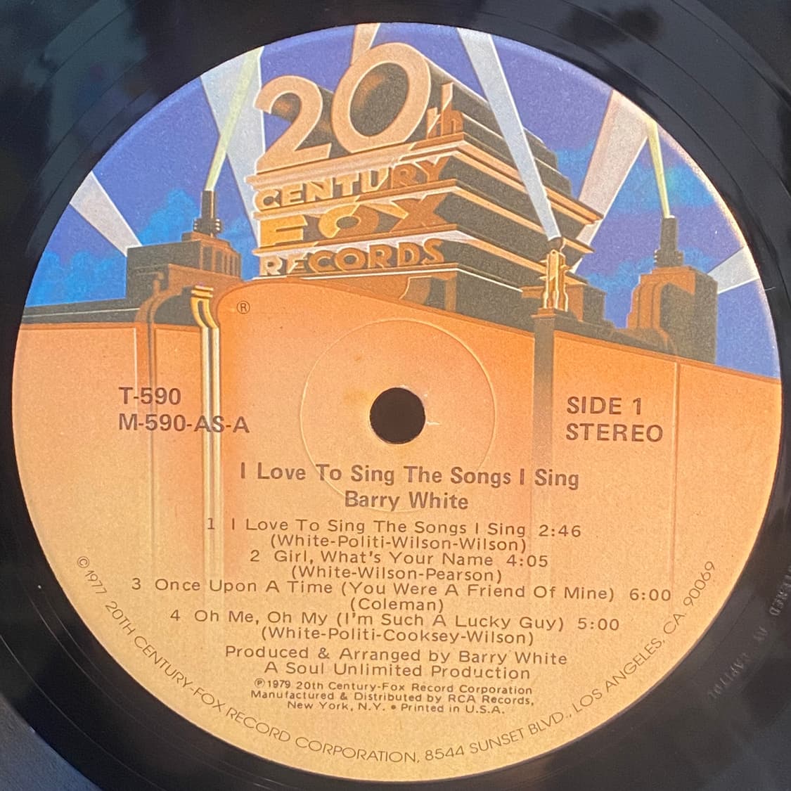 (중고LP-소울) Barry White -Rosebush 상품이미지4