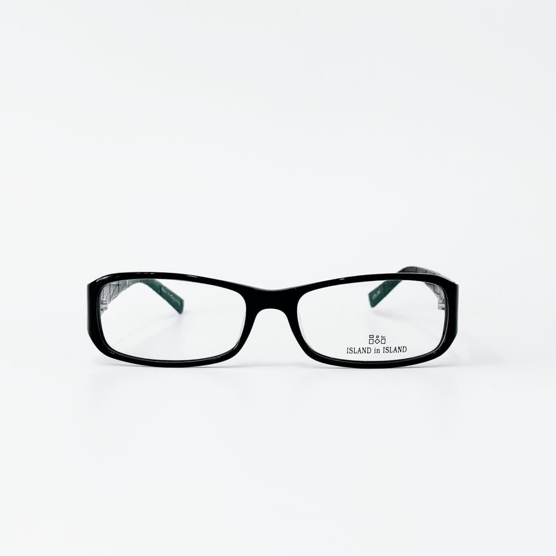 ISLAND in ISLAND 레드 가죽 뿔테 안경 상품이미지2