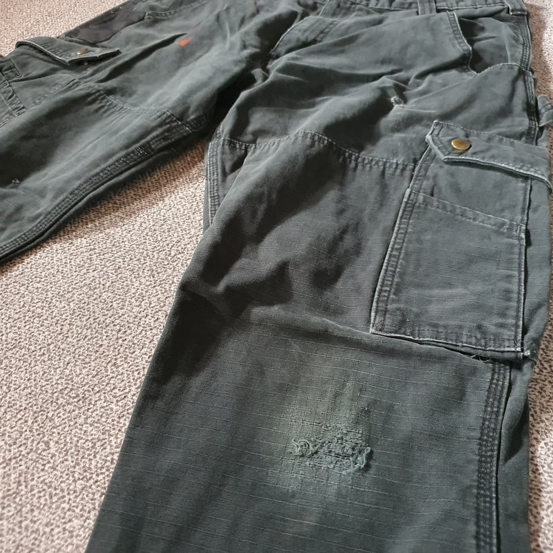 칼하트 Ripstop cargo B342 BLK  No.56 상품이미지4